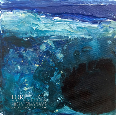 EC Water 12, a mixe media painting by Lorien Eck